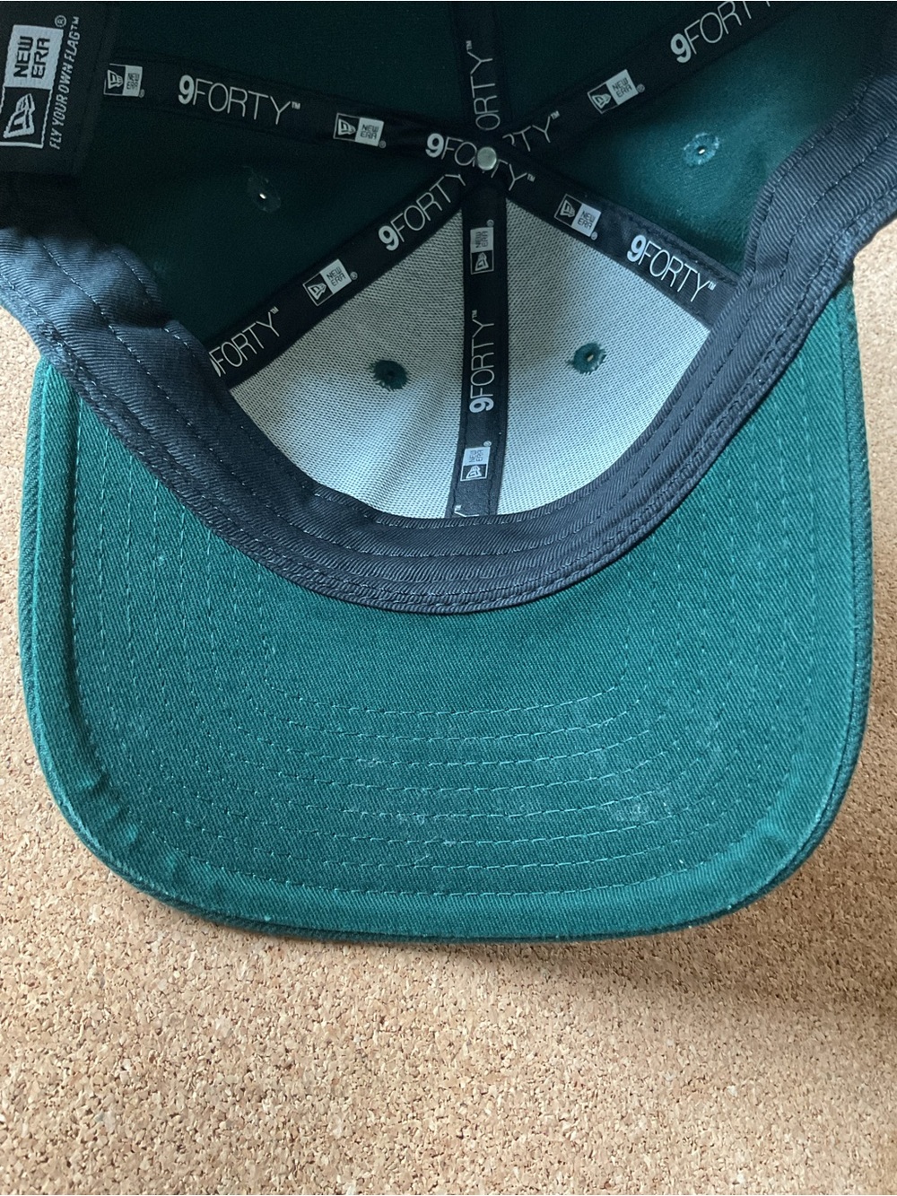 New Era Baylor University dark green adjustable baseball hat - Picture 5 of 6